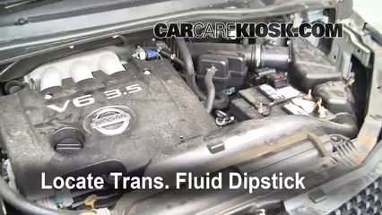 Add Transmission Fluid 2006 Nissan Quest S 3.5L V6